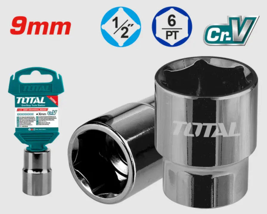 1/2 Hexagonal Socket 9MM THTST12091