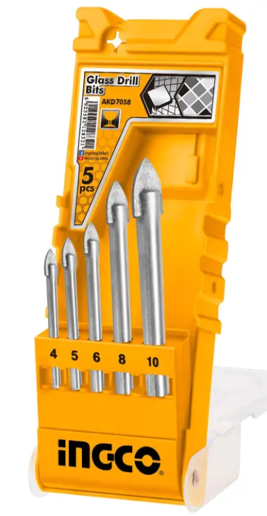 5PCS GLASS DRILL BIT SET AKD7058