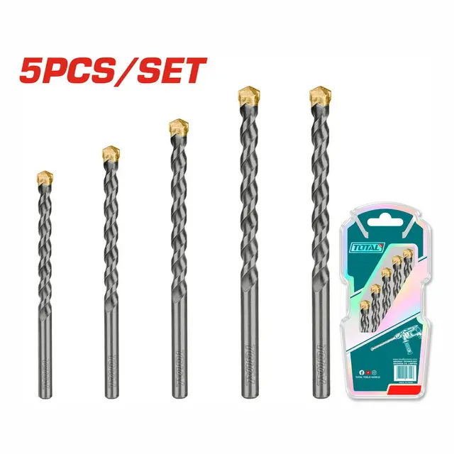 5PCS MASONARY DRILL BIT SET -  TACSD5055