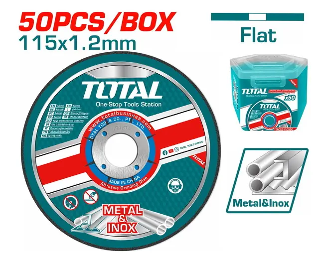 ABRASIVE METAL CUTTING DISC 41/2'' TOTAL - TAC22111550