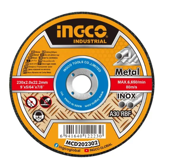 ABRASIVE METAL CUTTING DISC MCD202303 - 9"
