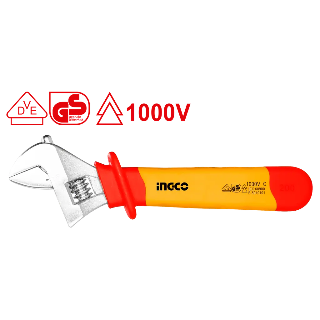 ADJUSTABLE INSULATED WRENCH - HIADW101