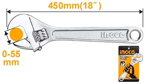 ADJUSTABLE WRENCH - 18''' HADW131182