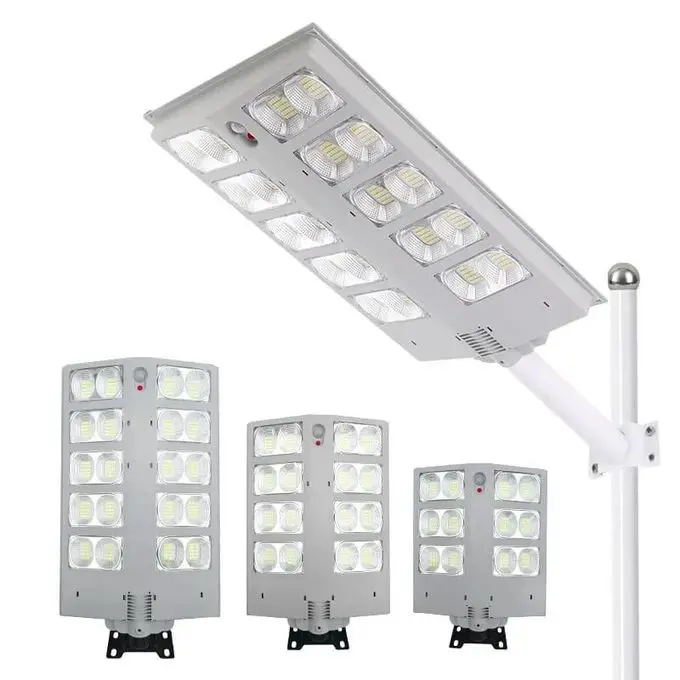 ALLTOP WHITE SOLAR STREET LIGHT LED 2000W WITH BUILT IN SOLAR PANEL 0465C2000-01