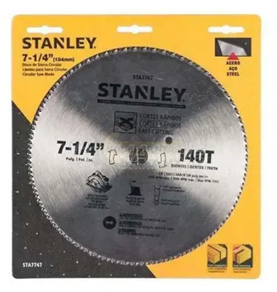 BLADE CIRCULAR SAW 7-1/4" 140T HSS GENERAL PURPOSE STA7747