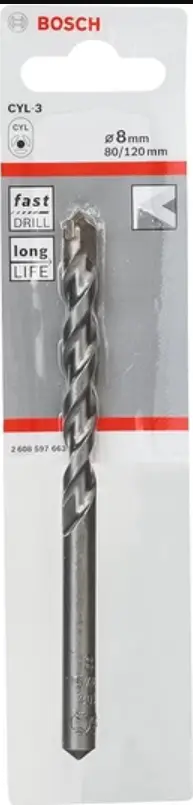 Bosch CYL-3 8 x 80 x 120 mm, d 7,5 mm