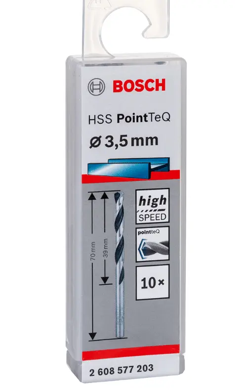 Bosch Twist Drill Bit pointeq 3.5mm