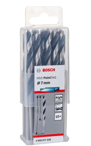 Bosch Twist Drill Bit pointeq 7mm