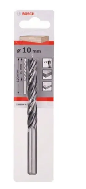 Bosch wood drill bit 10 x 80 x 120 mm, d 10 mm