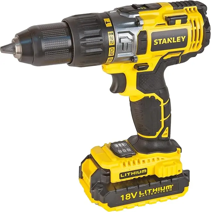 CORDLESS HAMMER DRILL 18.0V LI-ION 2.0 AH STDC18LHBK- B5