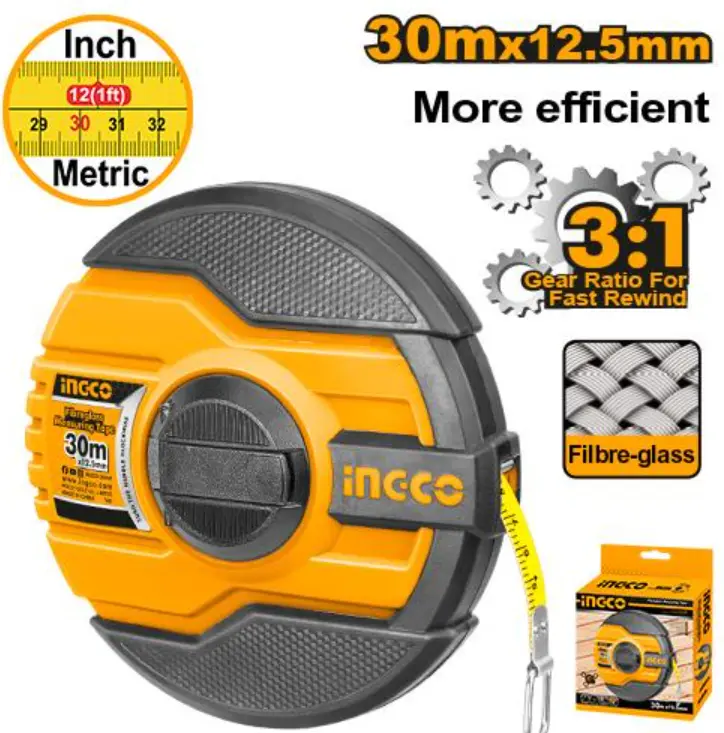 FIBRE GLASS MEASURING TAPE HFMT8330