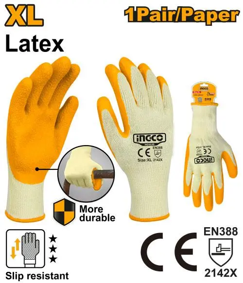 GLOVES LATEX HGVL05