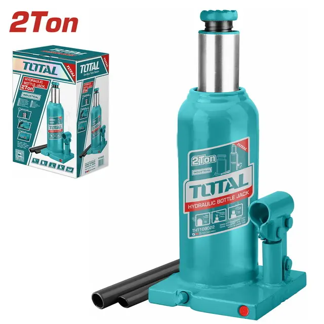 HYDRAULIC BOTTLE JACK TOTAL 2TONS - THT109022