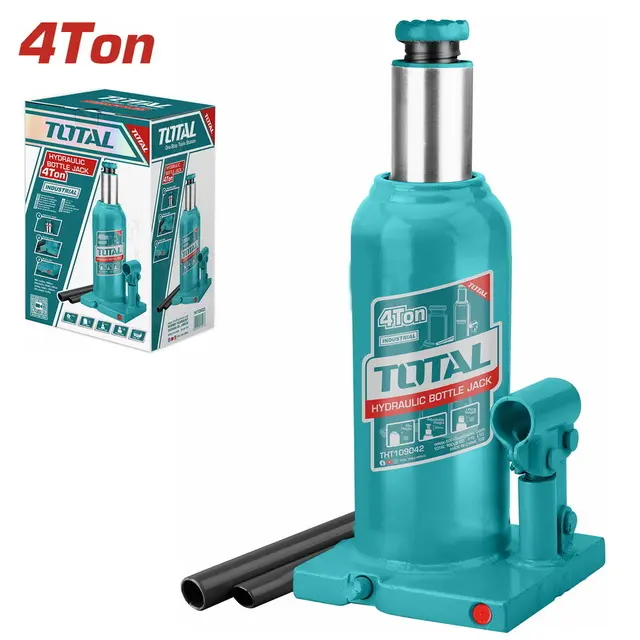 HYDRAULIC BOTTLE JACK TOTAL 4TONS - THT109042