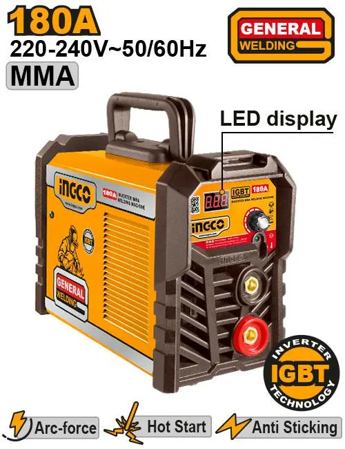 ING MMA INVERTER WELDING MACHINE - ING-MMA18028 - 180A