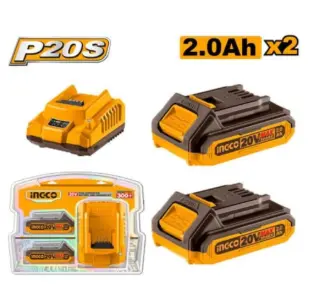 LI-ION BATTERY & CHARGER KIT P20S -  FBCPK1222