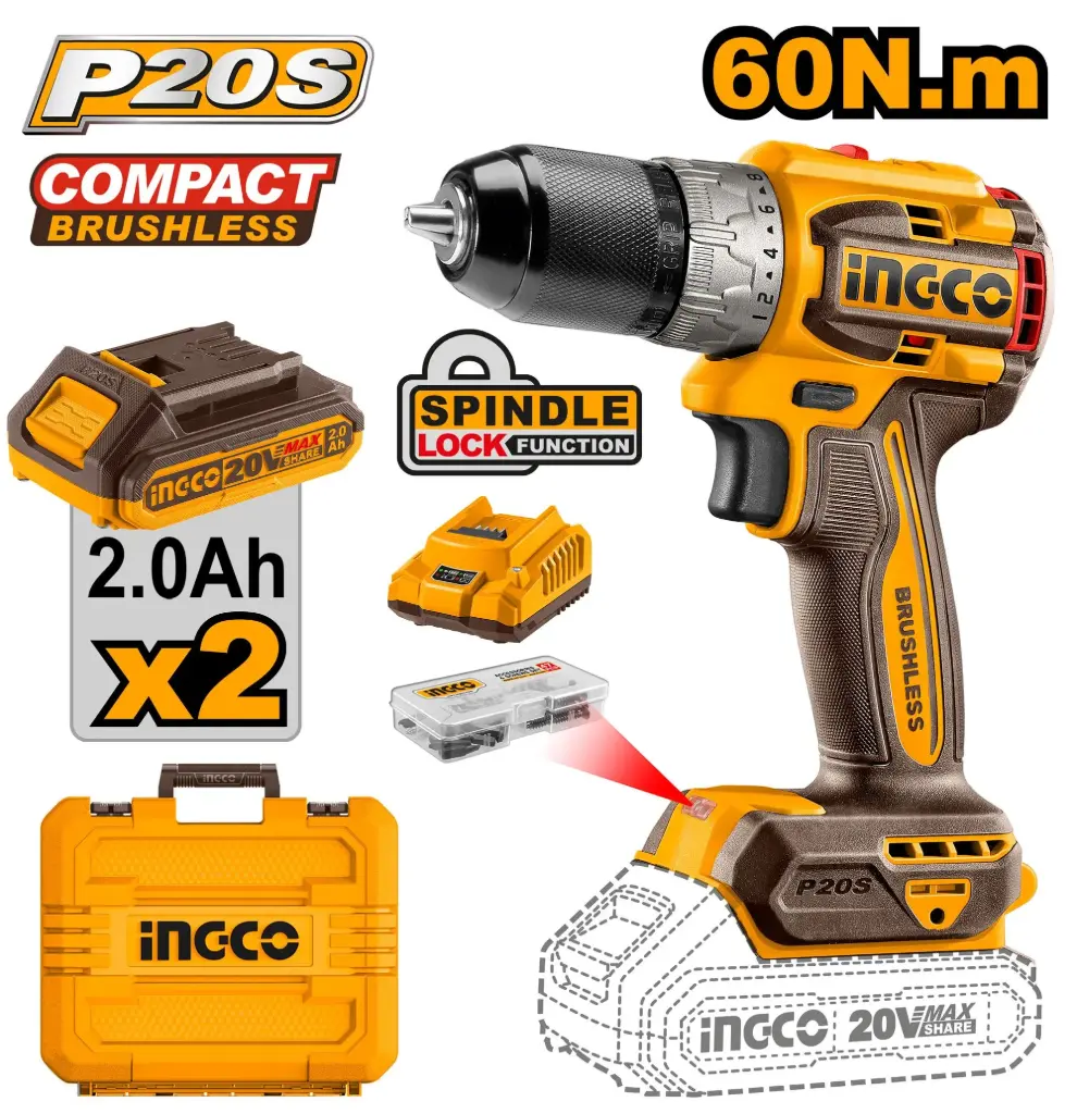 LITHIUM-ION CORDLESS BRUSHLESS  DRILL CDLI20602
