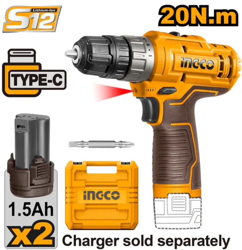 LITHIUM-ION CORDLESS DRILL CDLI12202