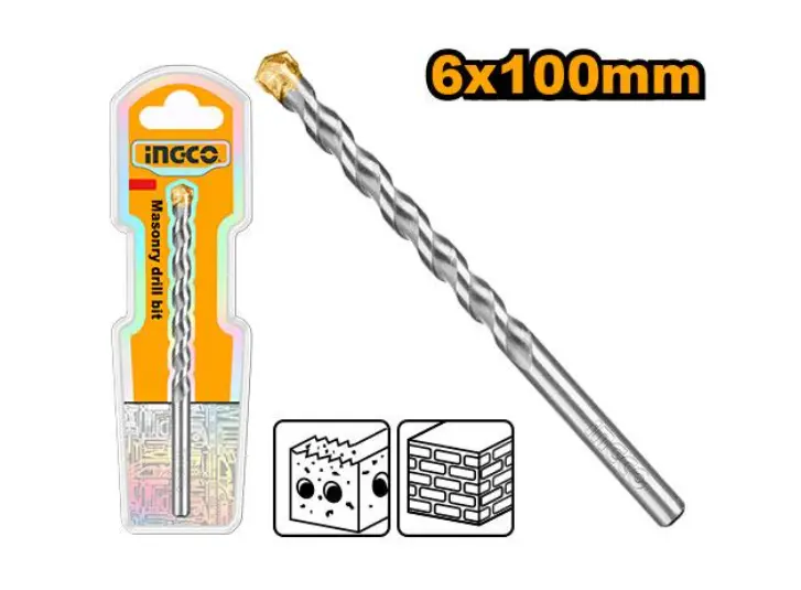 MASONARY DRILL BIT 6X100MM -  DBM2110610....