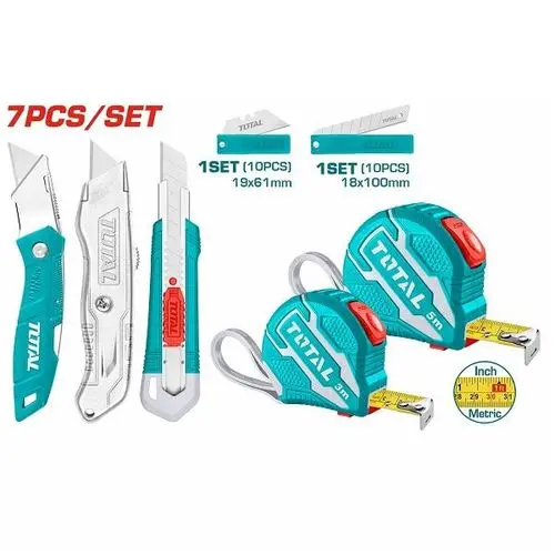 MEASURING TAPE & UTILITY KNIFE COMBO SET - TOS230336E
