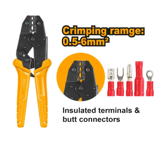 RATCHET CRIMPNG PLIER HRCPJ0506