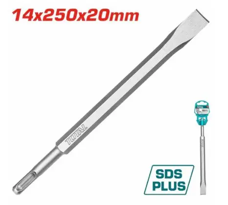SDS PLUS CHISEL FLAT TOTAL -  TAC15121411