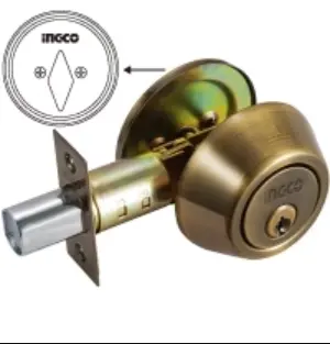 SINGLE DEADBOLT BRASS DSDB0105