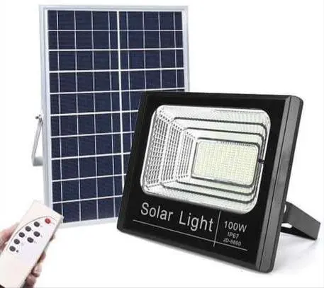 SOLAR FLOODLIGHT 300W WITH SOLAR PANEL VELMAX 61300