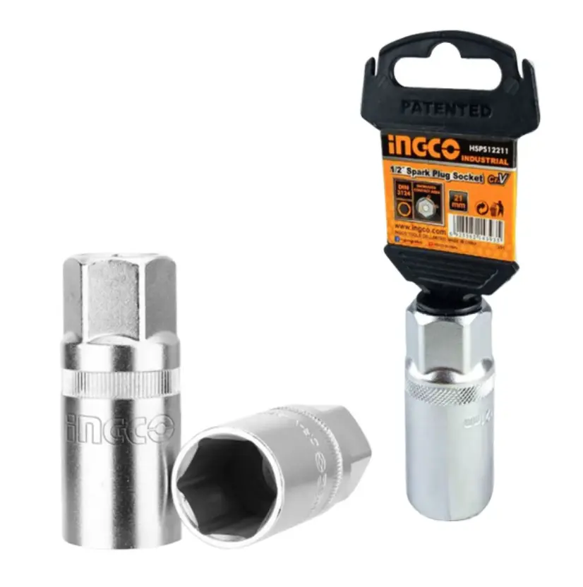 SPARK PLUG SOCKET 1/2'' 21MM - HSPS12211