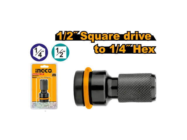 SQUARE DRIVE TO HEX SOCKET ADAPTER 50MM - ABH60501