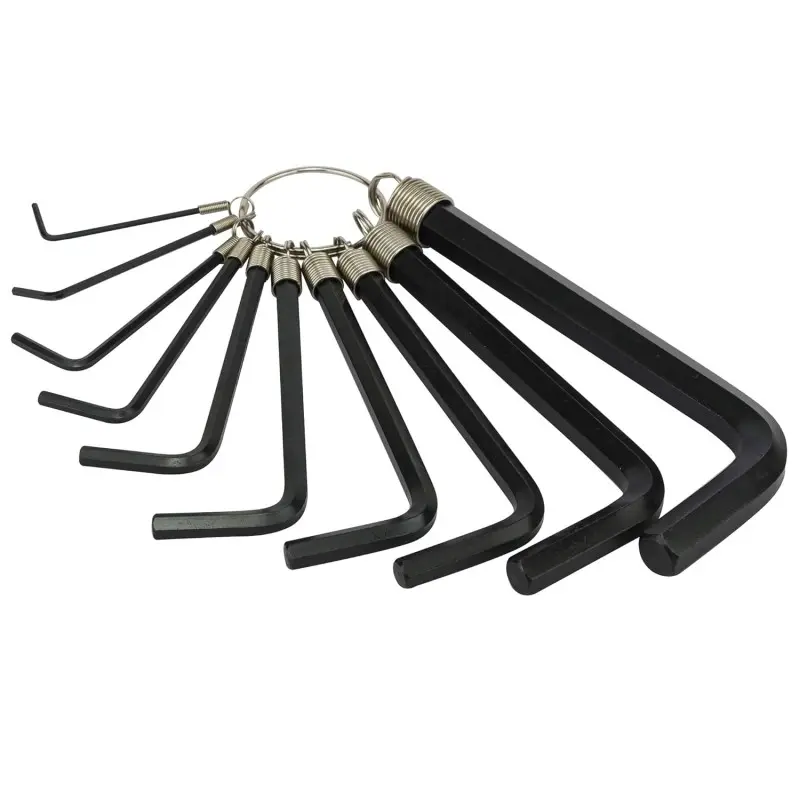 STANLEY ALLEN KEY SET HEX RING BLACK 10PCS 1.5MM-10MM STMT69213-8