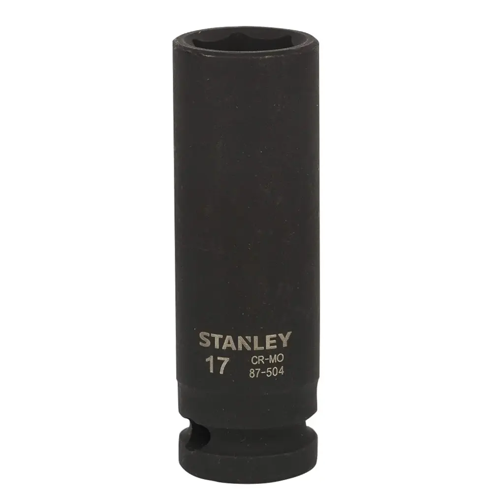 STANLEY IMPACT SOCKET 1/2"DR DEEP 17MM 87-504