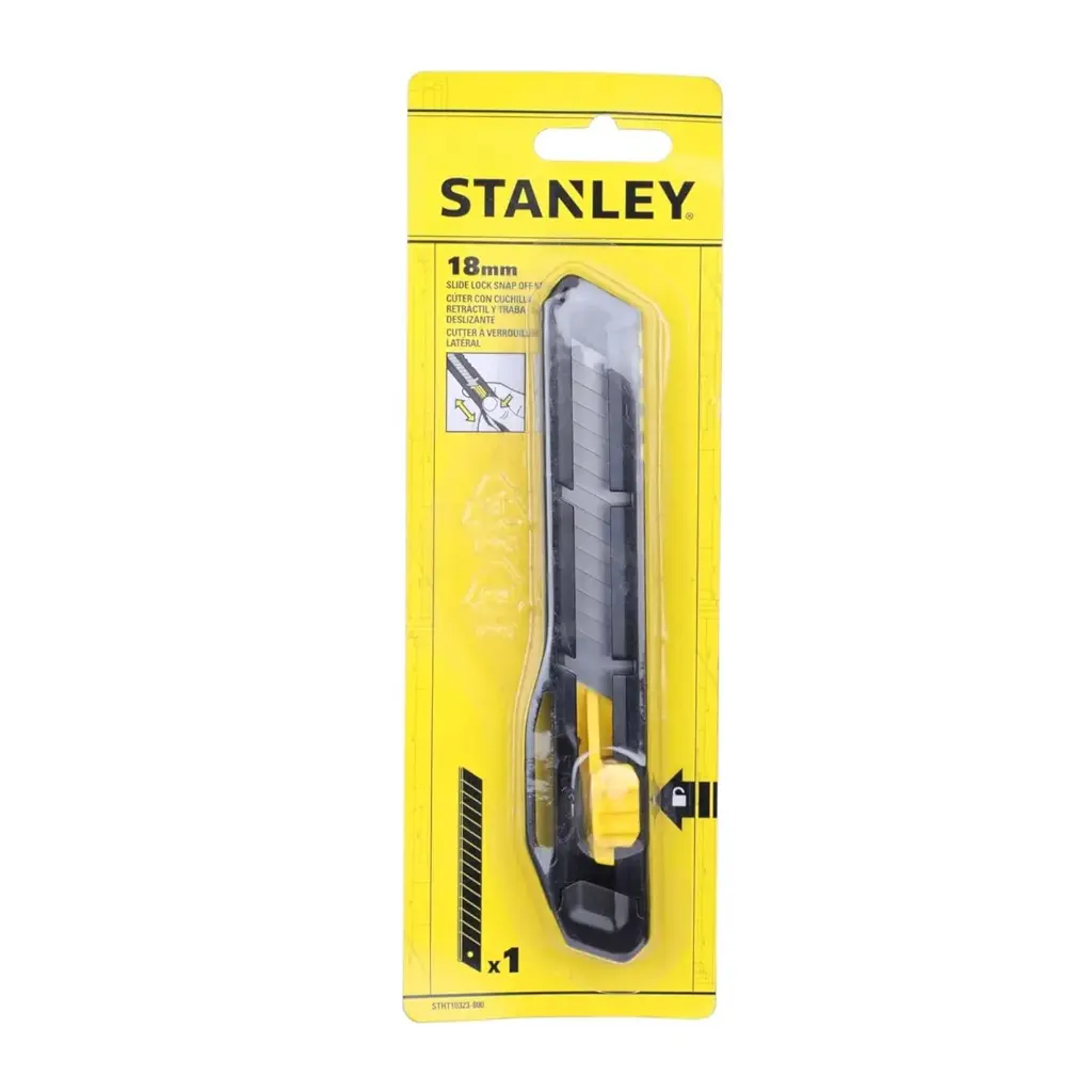 STANLEY KNIFE SNAP-OFF AUTO LOCK 18MM ABS STHT10323-800