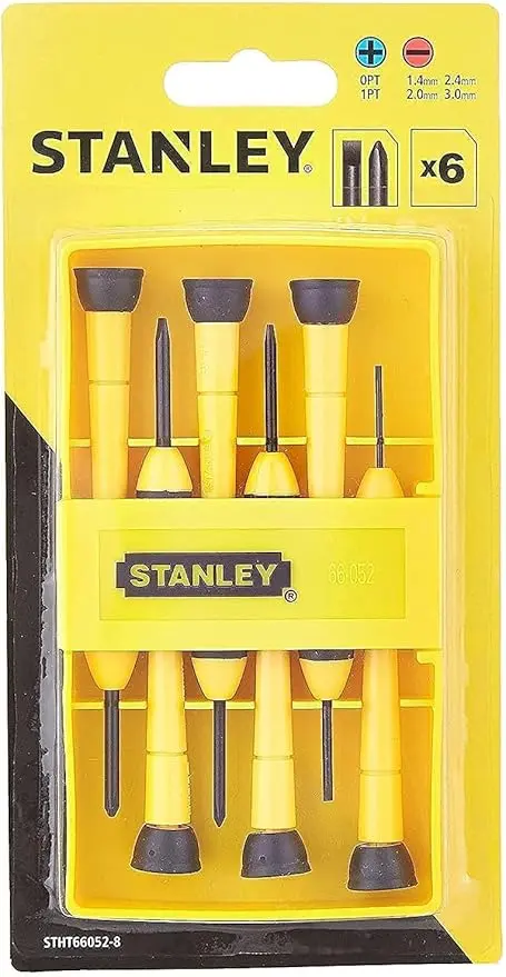 STANLEY PRECISION SCREWDRIVER SET- STHT60052-8