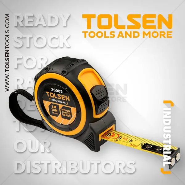 TOLSEN MEASURING TAPE 3M x 16MM
