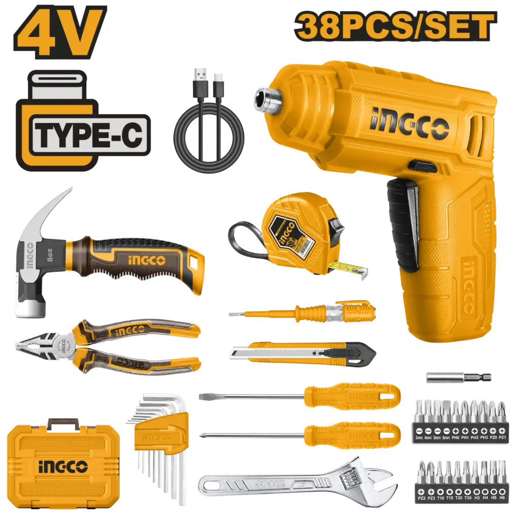 TOOLS SET 38PCS - HKTHP10381