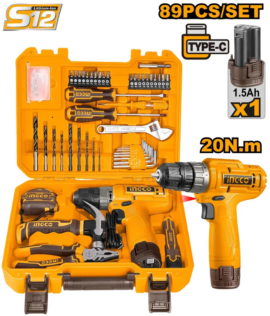 TOOLS SET 89PCS - HKTHP10891