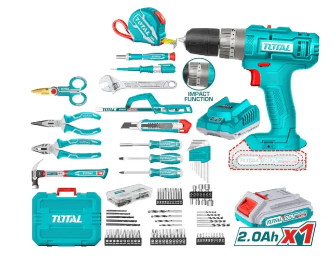 TOTAL 165PCS TOOL SET THKTHP11652