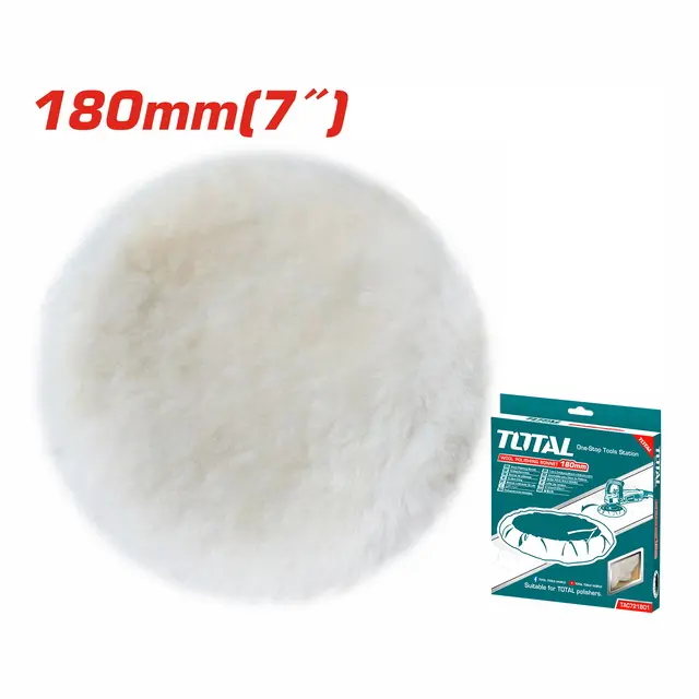 WOOL POLISHING BONNET 180MM TOTAL - TAC721801