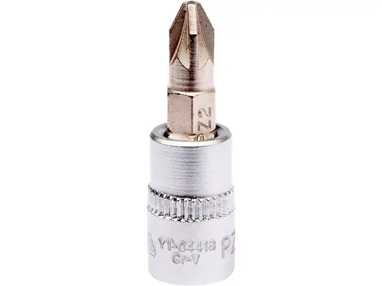 YATO SOCKET BIT PZ2 1/4' L37MM - ' YT04418
