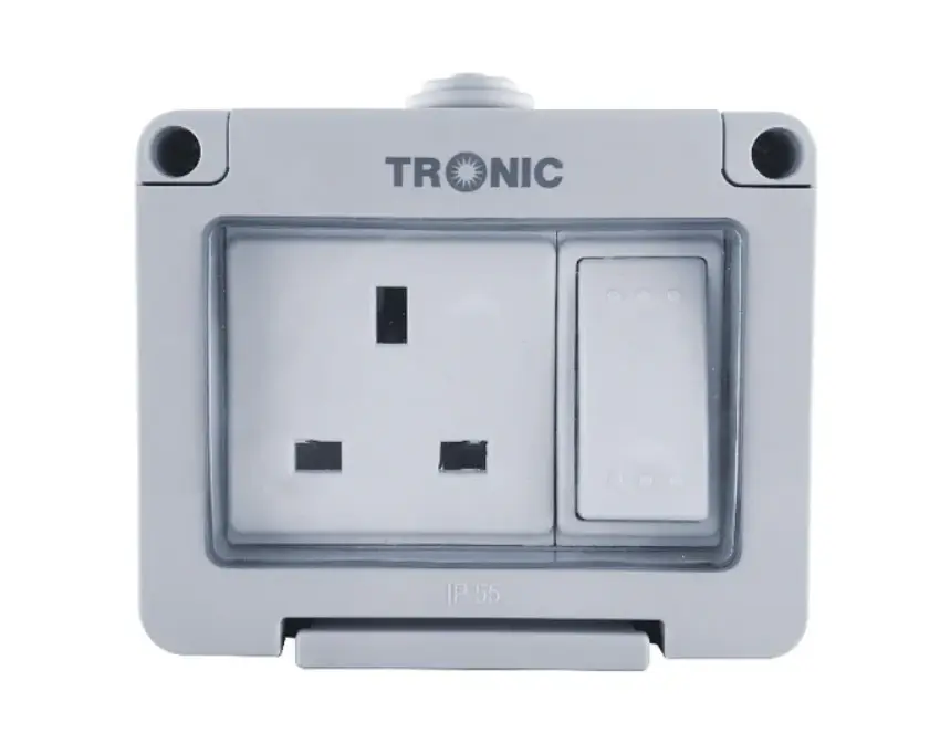 TRONIC 13A WATER PROOF SOCKET SWITCH - TR4113-WP