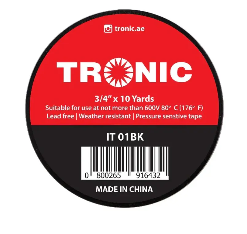 TRONIC INSULATING TAPE YELLOW 10YDS - IT 01YL