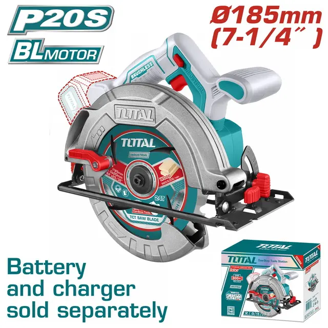 CORDLESS LI-ION CIRCULAR SAW 165MM  TOTAL - TSLI18513