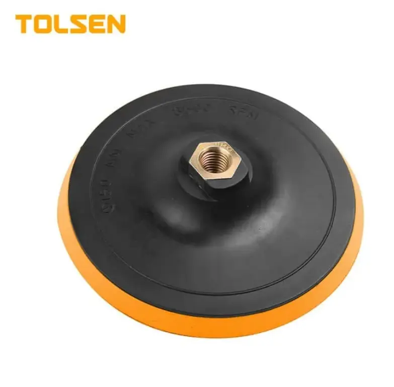 TOLSEN PLASTIC BACKING PAD WITH VELCRO 125mm - HTT77261