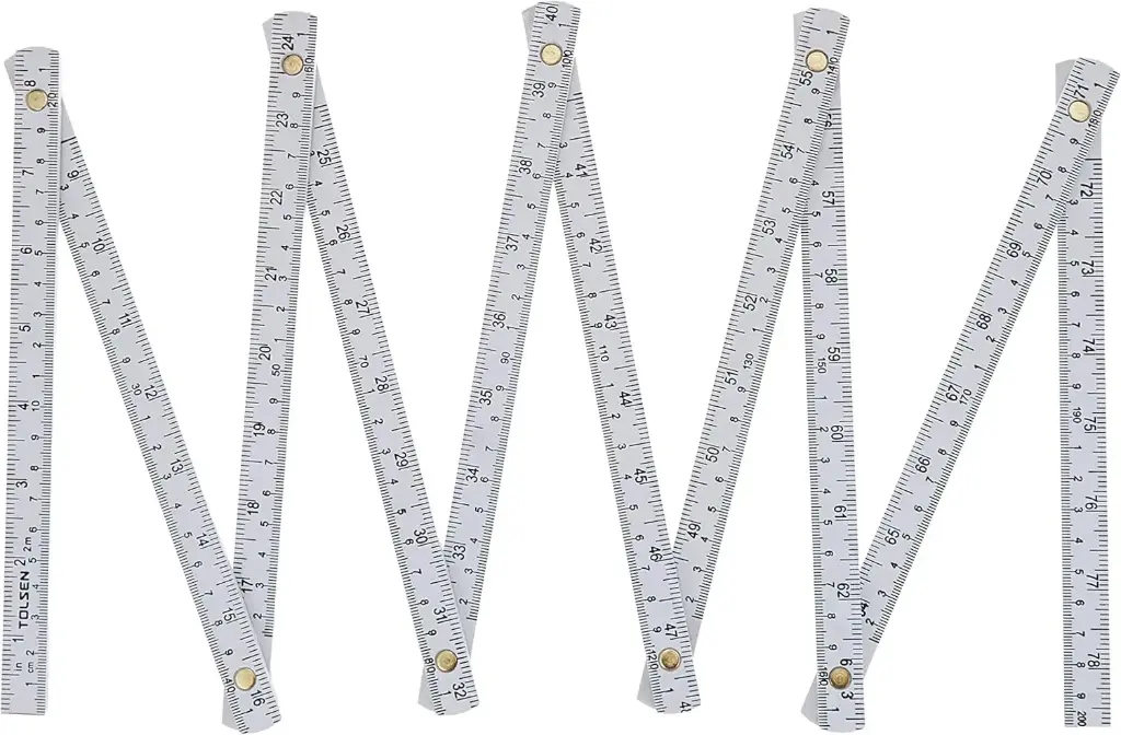 TOLSEN FOLDING RULER 2M ABS BODY WITH SPRING - HTT35047