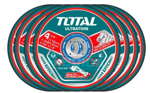 ULTRA THIN CUTTING DISC 41/2'' TOTAL TAC11011525