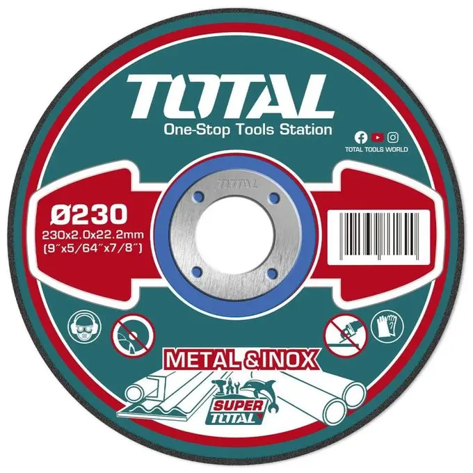 ABRASIVE METAL CUTTING DISC 41/2'' TOTAL - TAC20111550