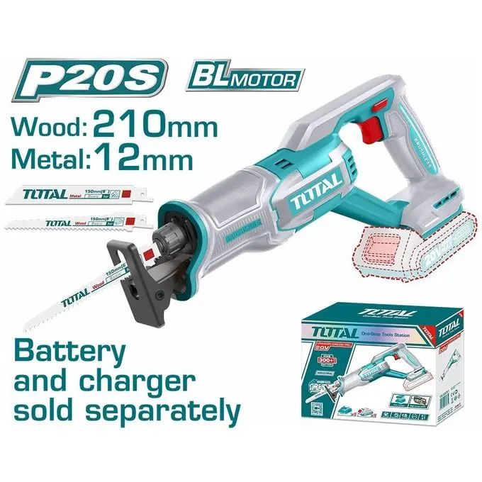LI-ION CORDLESS RECIPROCATING SAW 20V TOTAL - TRSLI2108