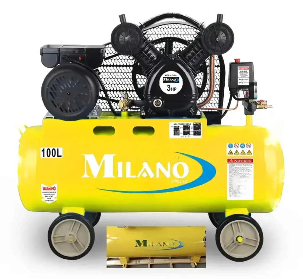 MILANO AIR COMPRESSOR BELT DRIVE 3HP X 100L - ML3100B