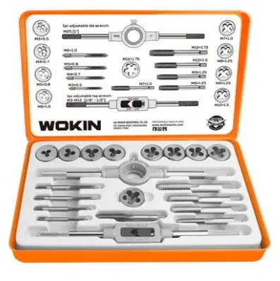 WOKIN 20PCS TAP & DIE SET - 334220
